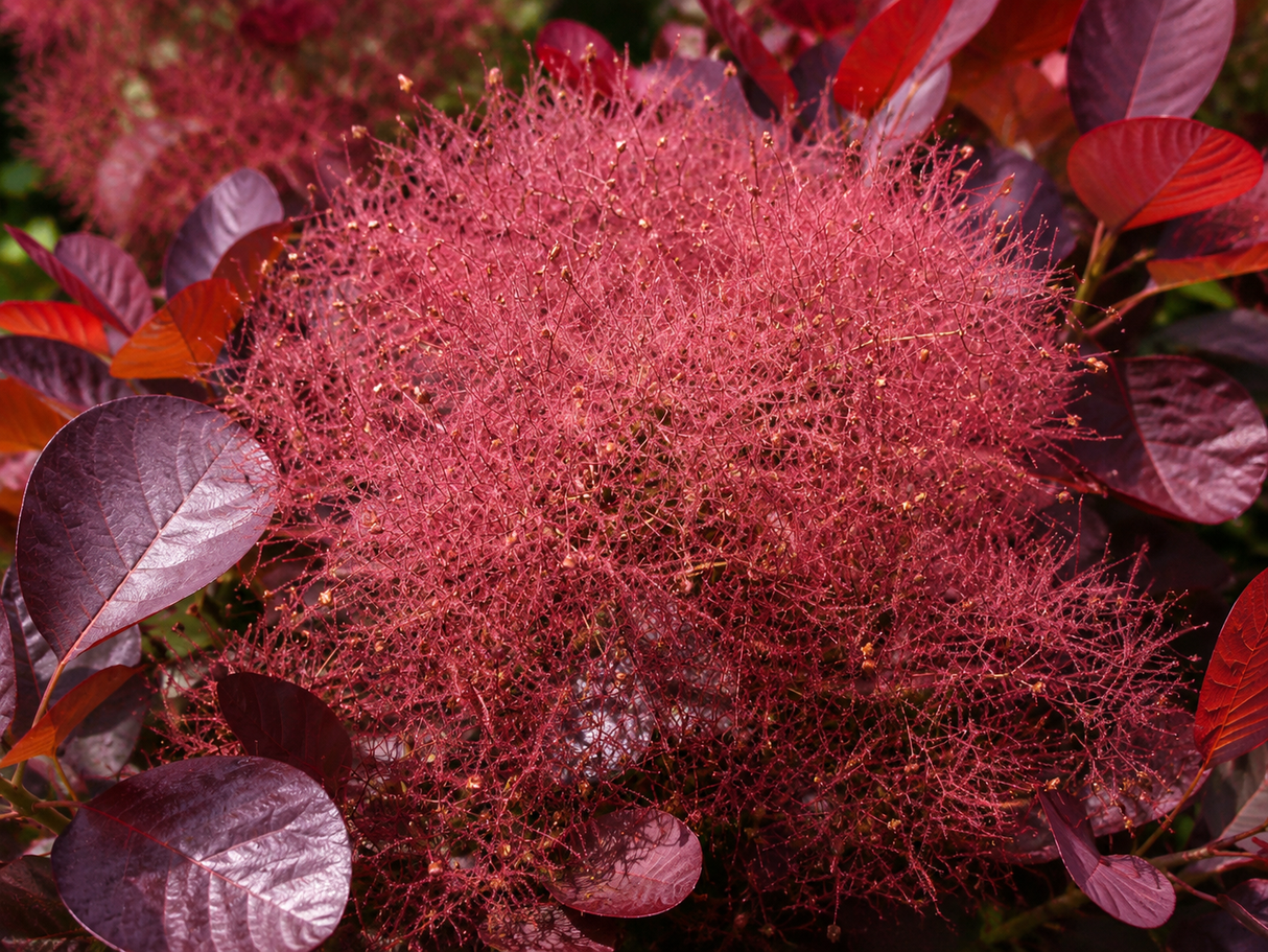 Ruj vlasatá Magical Red Fountain, výška 20–30 cm, květináč 2 l