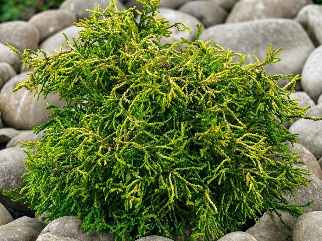 Cypřišek tupolistý Tsatsumi Gold, výška 10–20 cm, květináč 2 l
