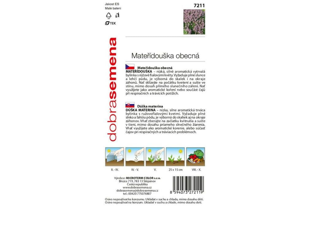 Semená Materina dúš(1)