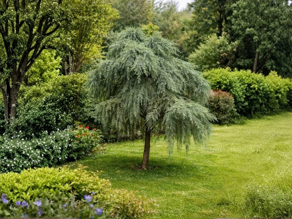 Jalovec obecný Oblonga Pendula na kmínku, výška 50–60 cm, květináč 5 l